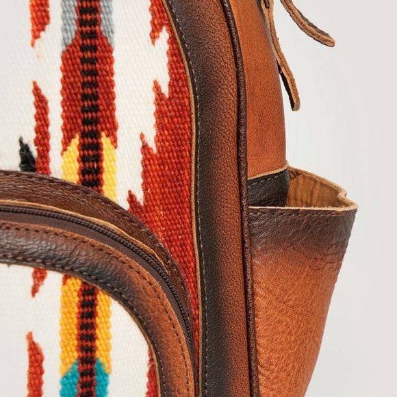 Genuine Western Leather Women backpack purse - Picture 3 of 7